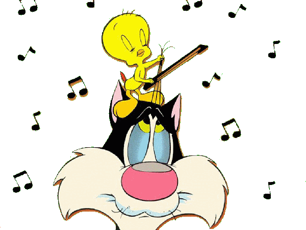 Les personnages de titi et grosminet